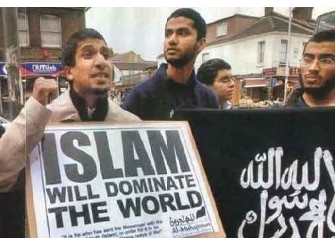 Islamisti a Londra Islamisti a Londra